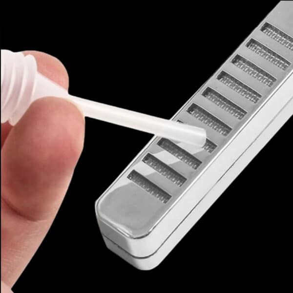 Cigar Humidifier Moisture Strip Metallic Silver