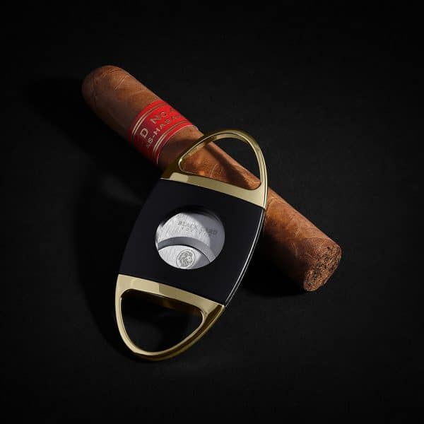 Double-Edge Cigar Guillotine-Black and Gold