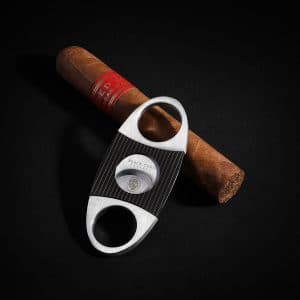 Customized Black Card Society Double-Edged Cigar Guillotine-Pin-Striped