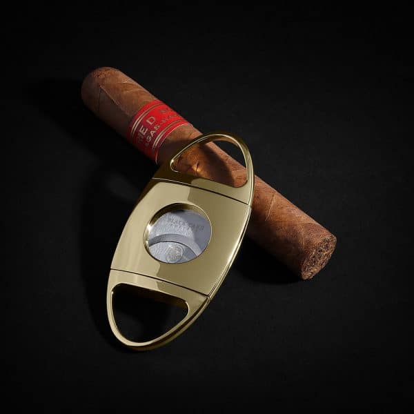 Double-Edge Cigar Guillotine-Polished Gold