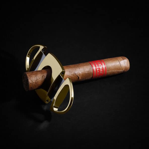 Customized Black Card Society Double-Edged Cigar Guillotine-Polished Gold